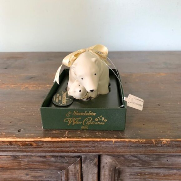1998 Department 56 Snowbabies Frosty Frolic Friends Polar Bear Ornament - Picture 1 of 7